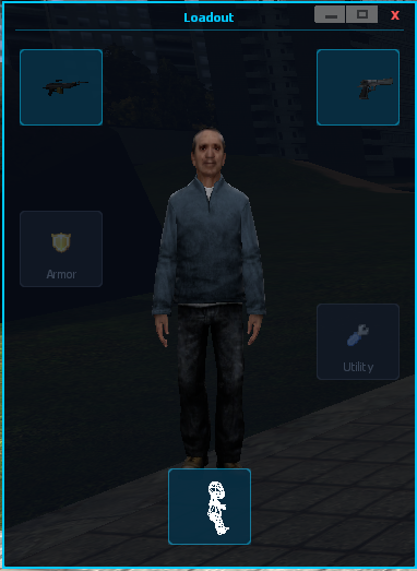 Weapon and gear loadout